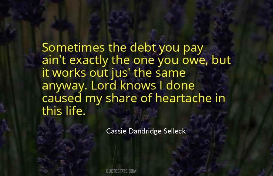 Out Of Debt Quotes #1109405