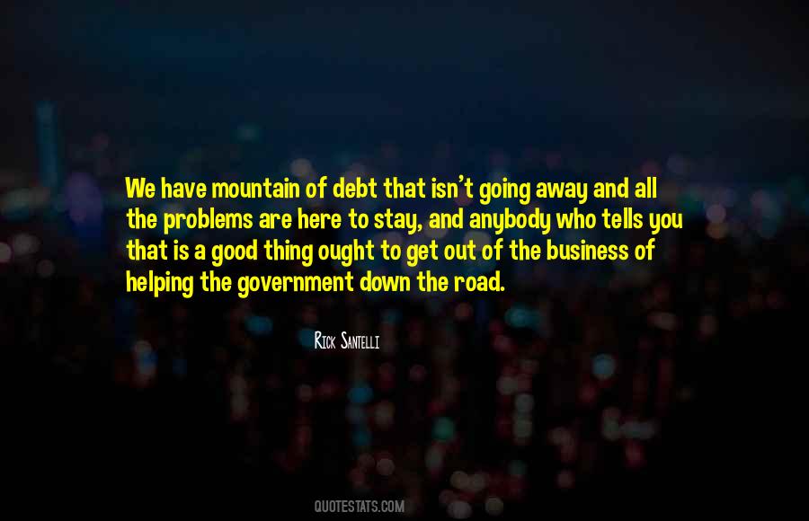 Out Of Debt Quotes #1559669