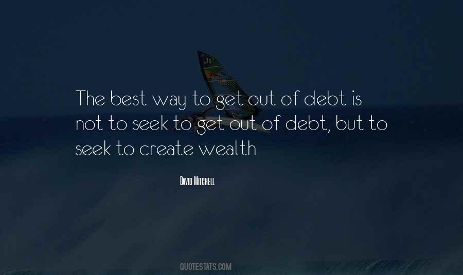 Out Of Debt Quotes #1739080
