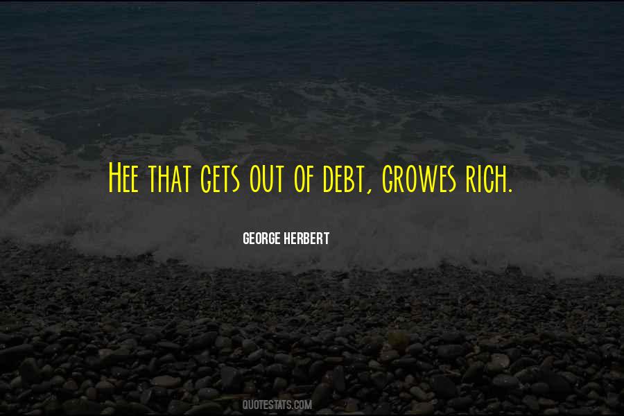 Out Of Debt Quotes #1758641