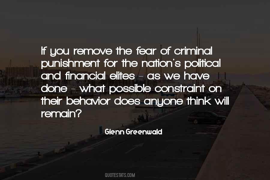 Political Criminal Quotes #1232027