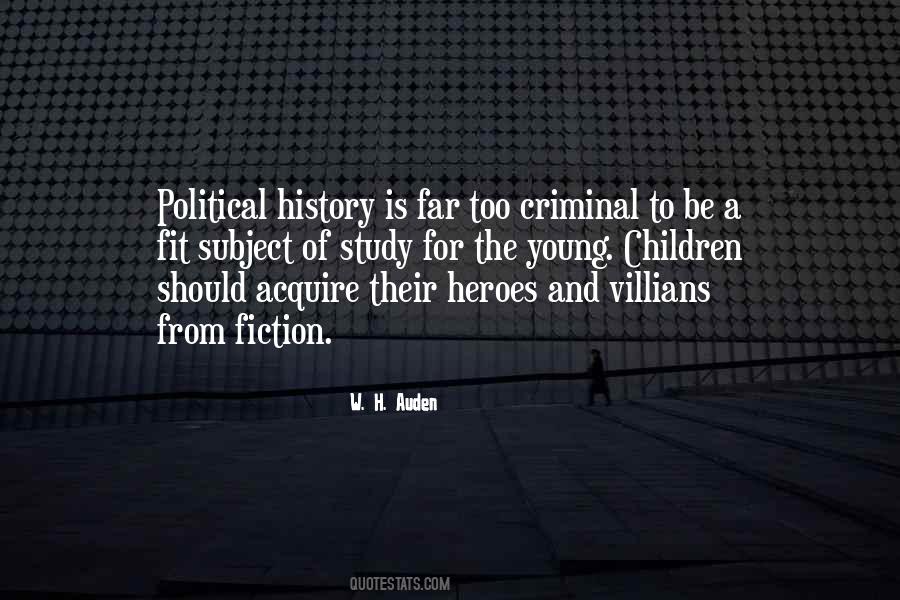 Political Criminal Quotes #417977