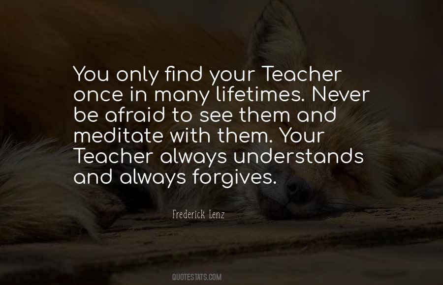 Once A Teacher Always A Teacher Quotes #1478893