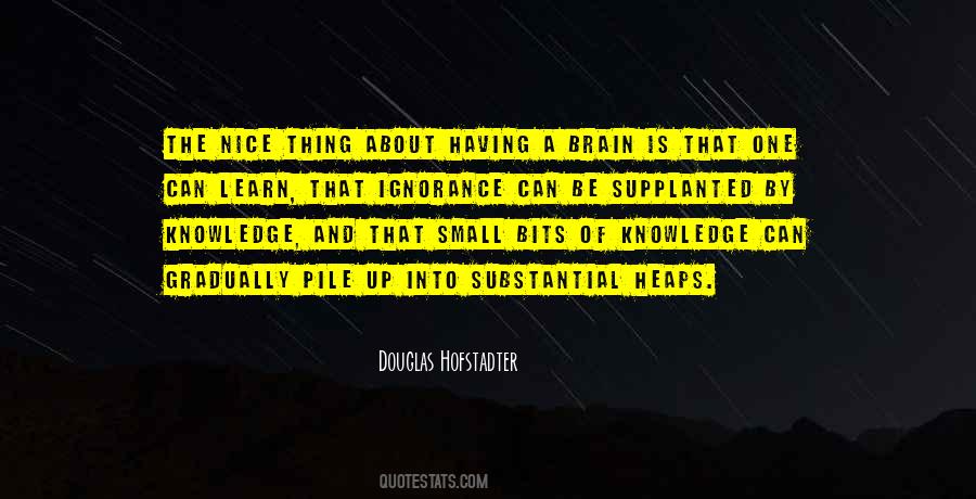 Having Knowledge Quotes #1713431