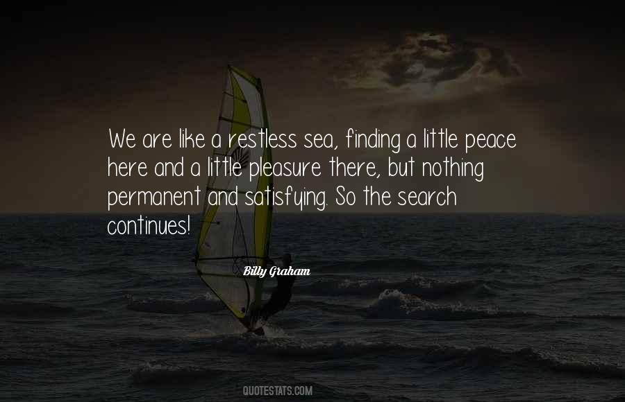 Peace Sea Quotes #1095931