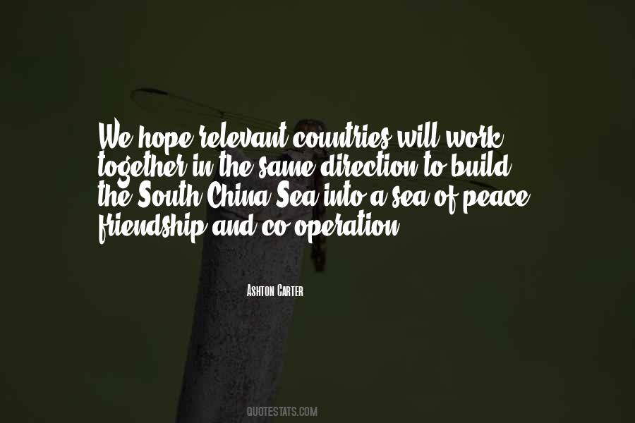 Peace Sea Quotes #245243