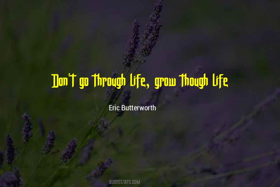 Don't Go Through Life Quotes #1669971