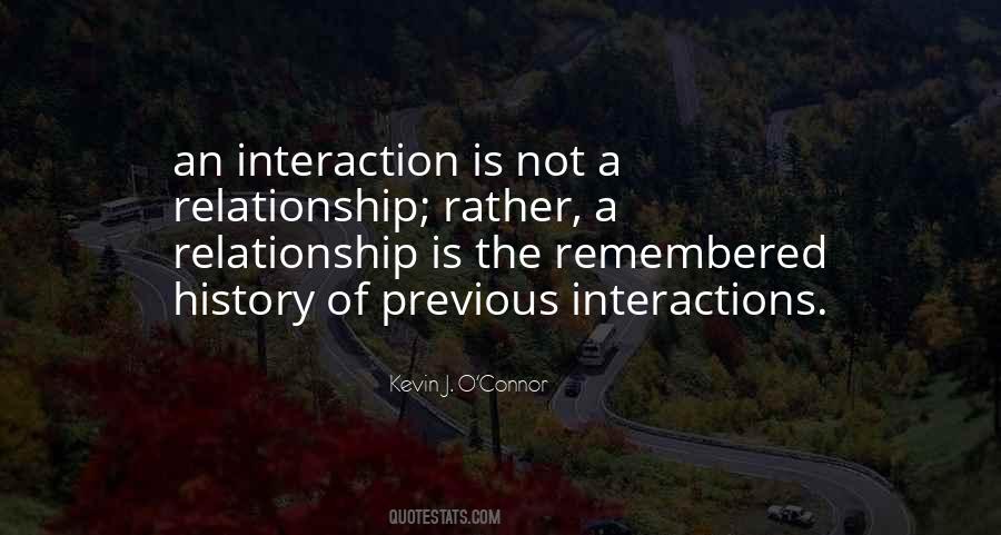 Relationship History Quotes #1509748