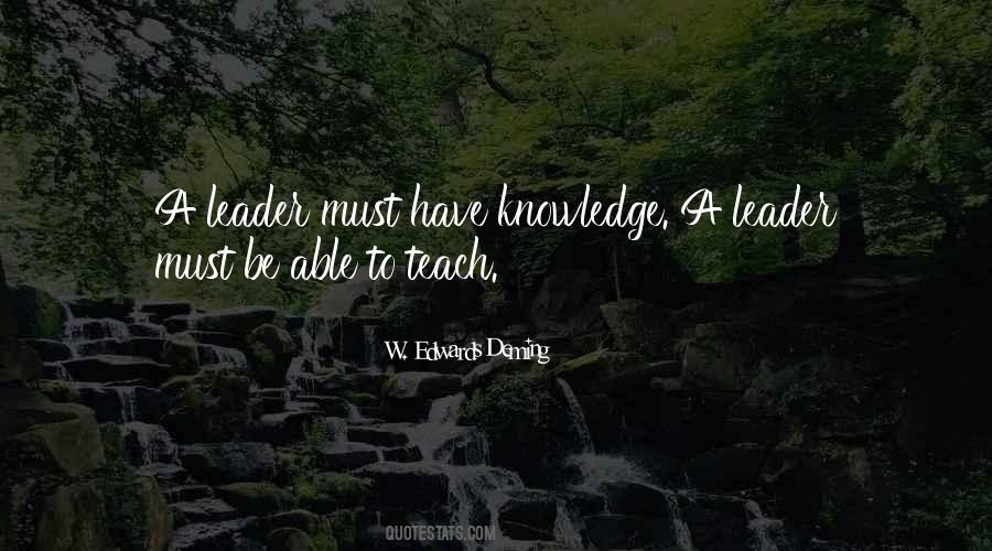 Knowledge Leader Quotes #119077