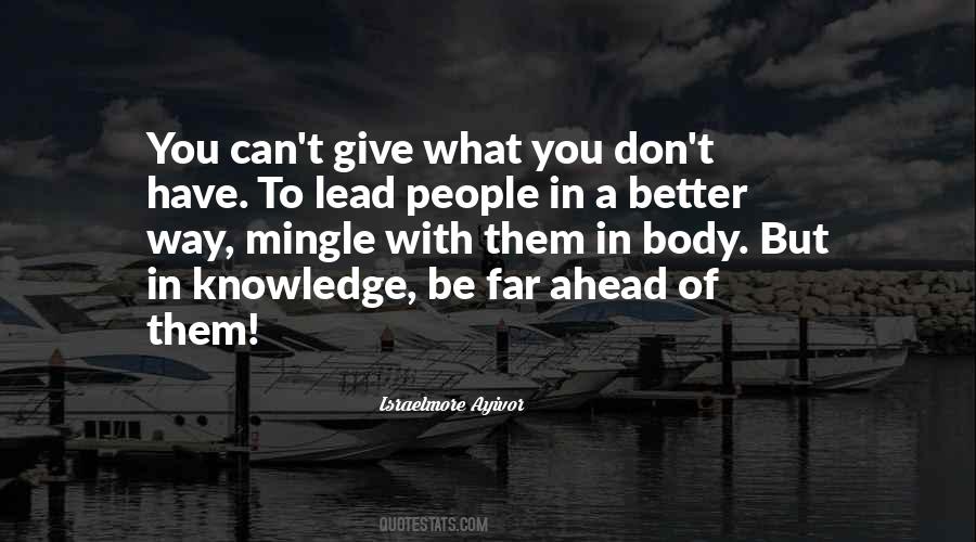 Knowledge Leader Quotes #1492719