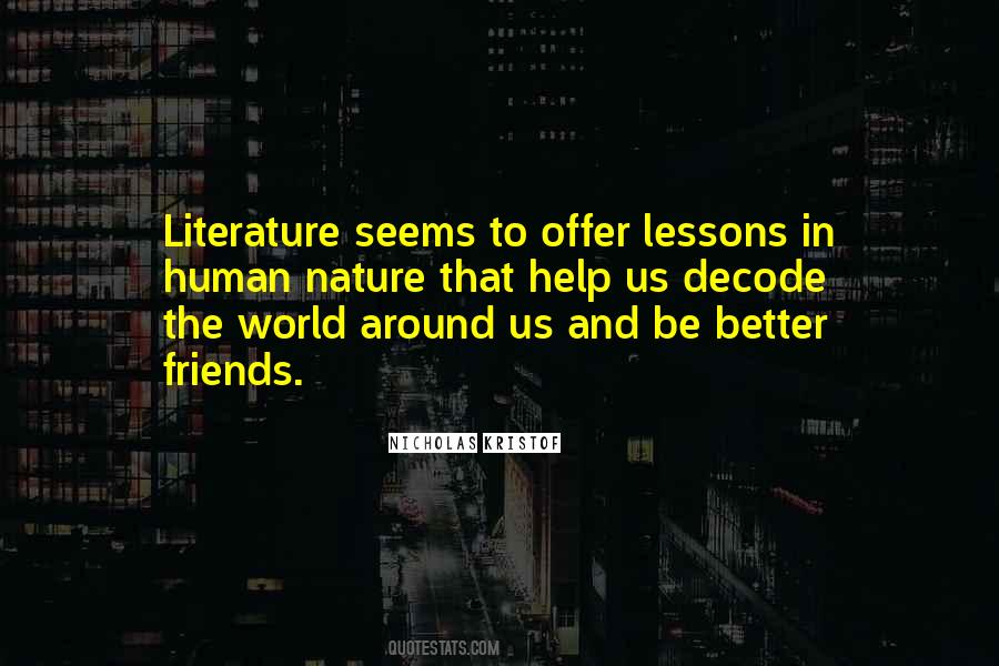 Nature Friends Quotes #1229048