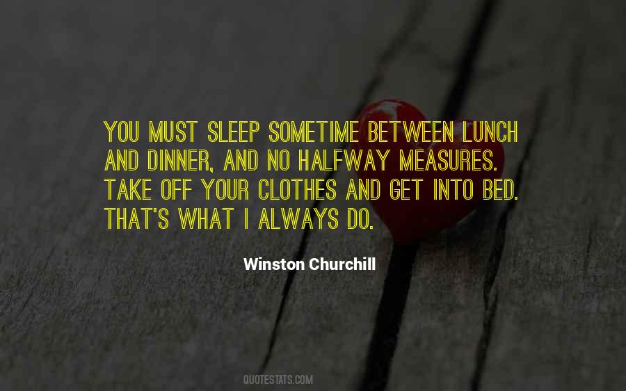 Winston Churchill Sleep Quotes #946842