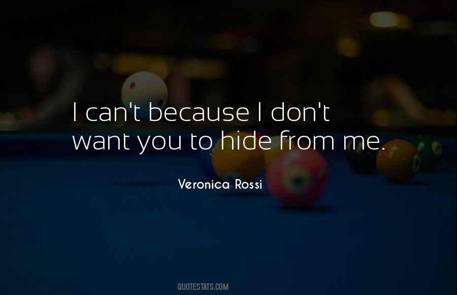 Don't Hide Love Quotes #1558260
