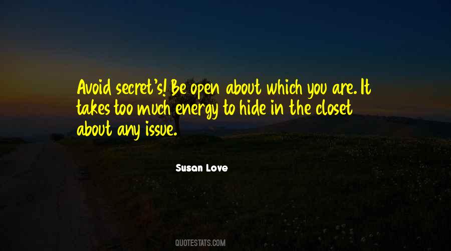 Don't Hide Your Love Quotes #702321