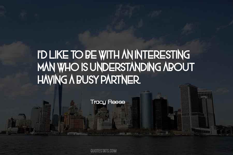 Having A Partner Quotes #1079609