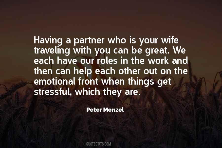 Having A Partner Quotes #1416577