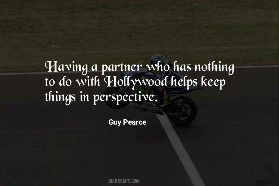 Having A Partner Quotes #1552123