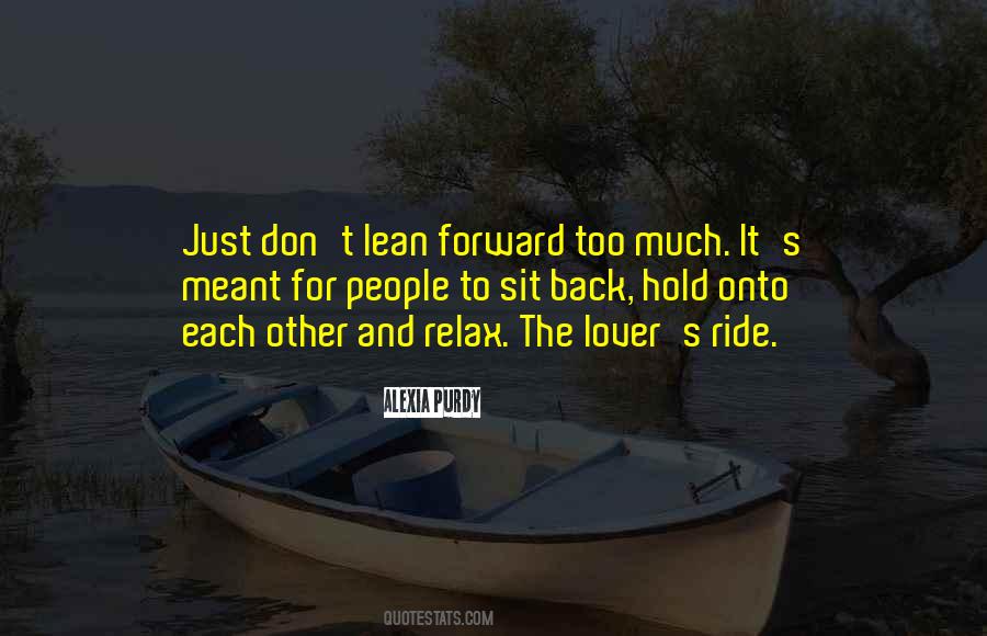 Don't Hold Back Quotes #1110673