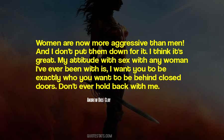 Don't Hold Me Back Quotes #275164