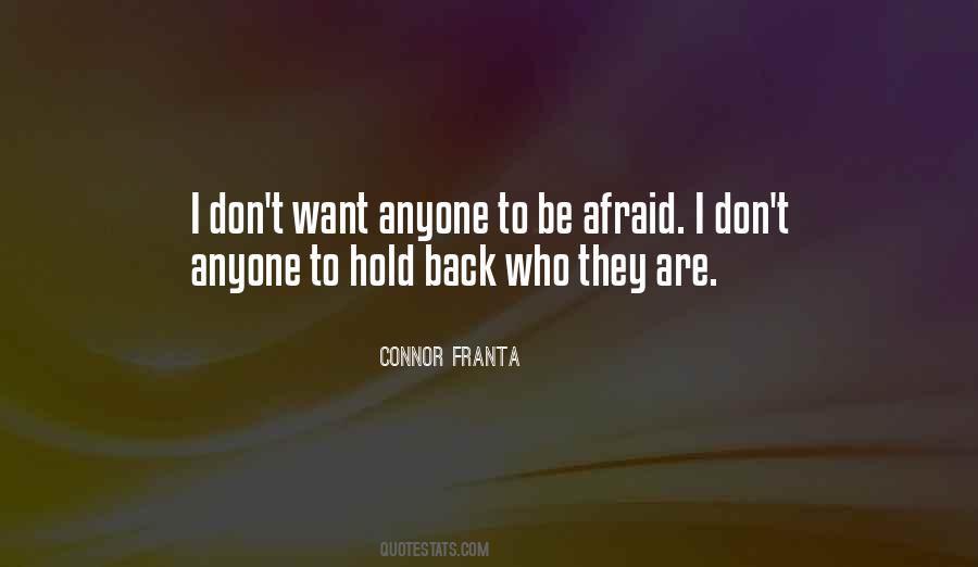 Don't Hold Me Back Quotes #567419