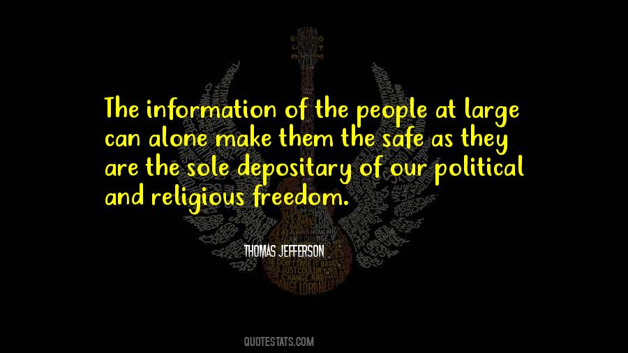 Jefferson Religious Freedom Quotes #893289