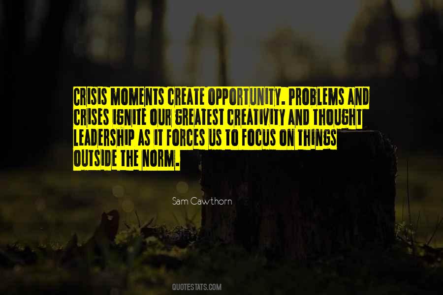 Leadership Crisis Quotes #1285368