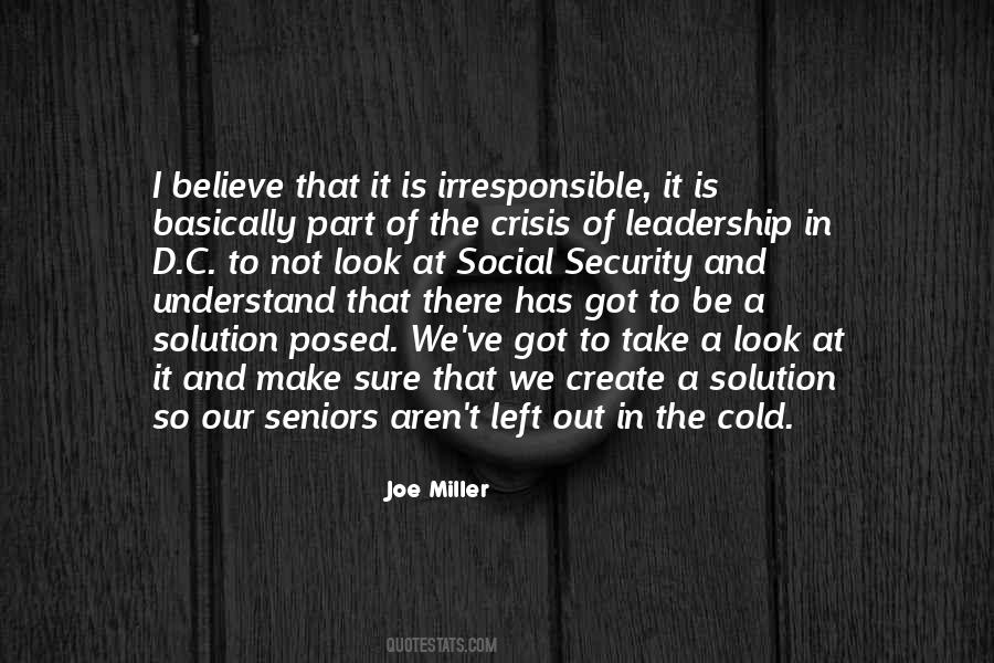 Leadership Crisis Quotes #345593