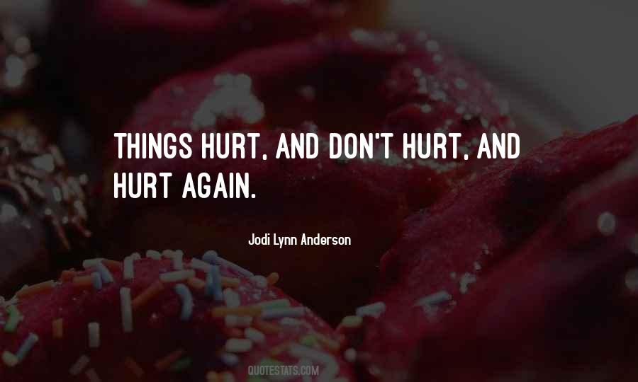 Don't Hurt Quotes #1194939