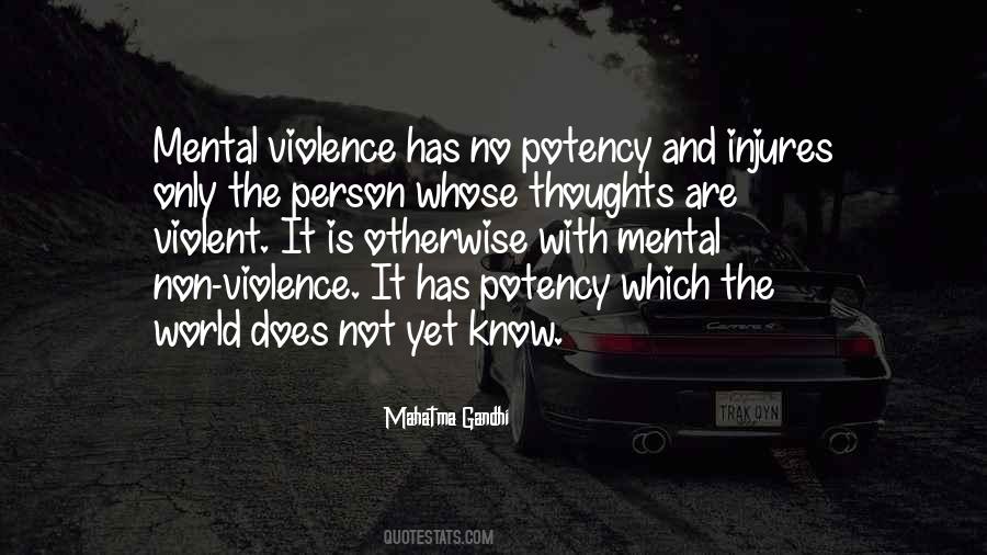 Mental Thoughts Quotes #1760361