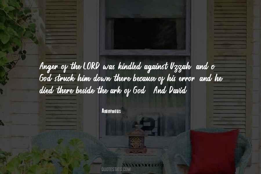 Quotes About The Anger Of God #1357227
