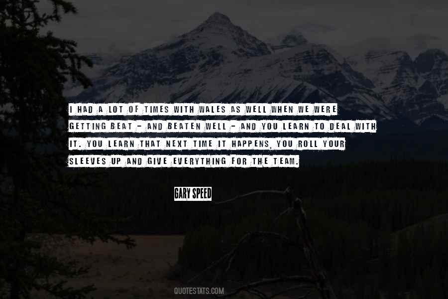 Learn When To Give Up Quotes #1702992