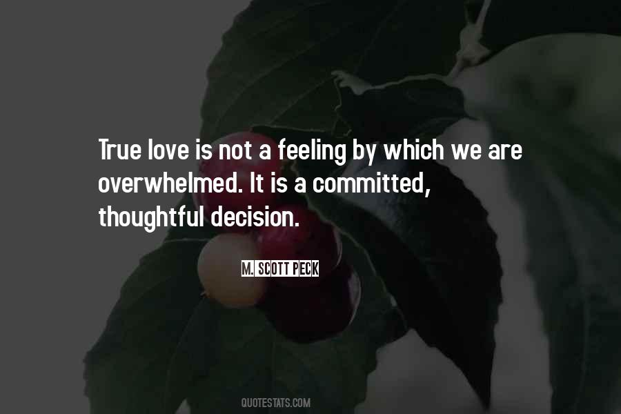 Love Is A Decision Quotes #1303071