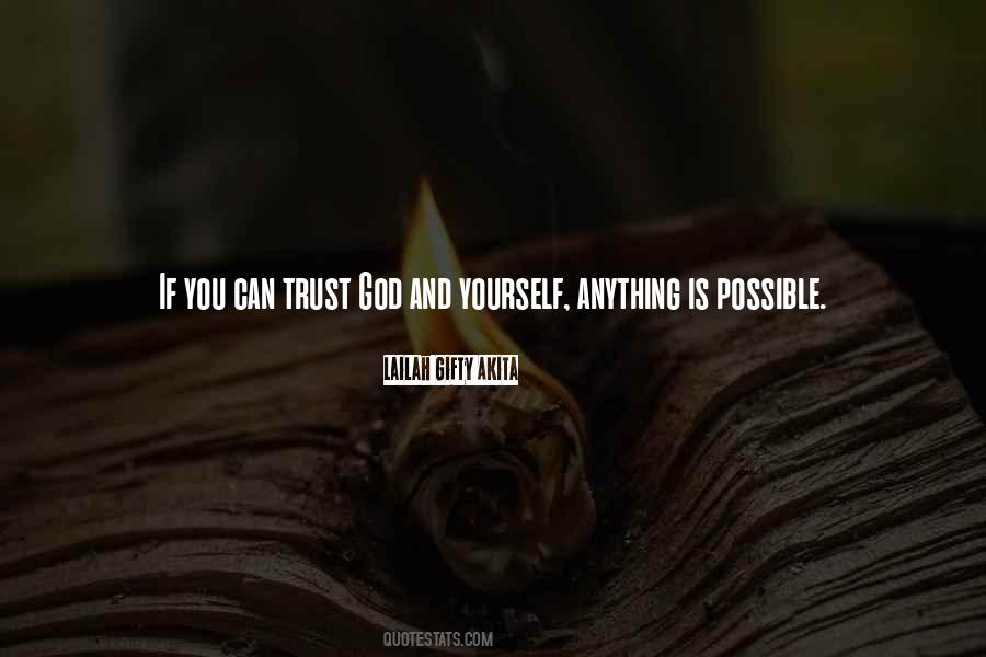 Positive Trust God Quotes #260437