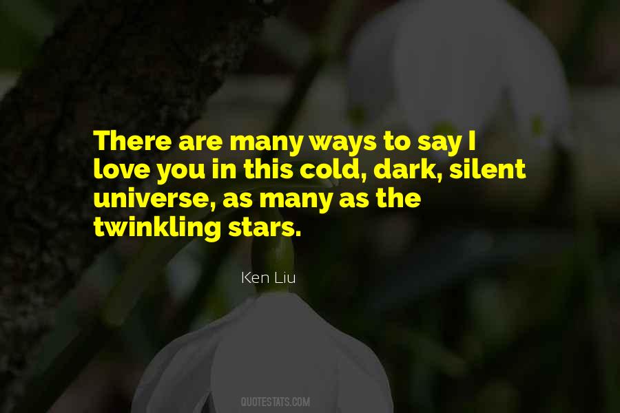 Dark Cold Quotes #363885