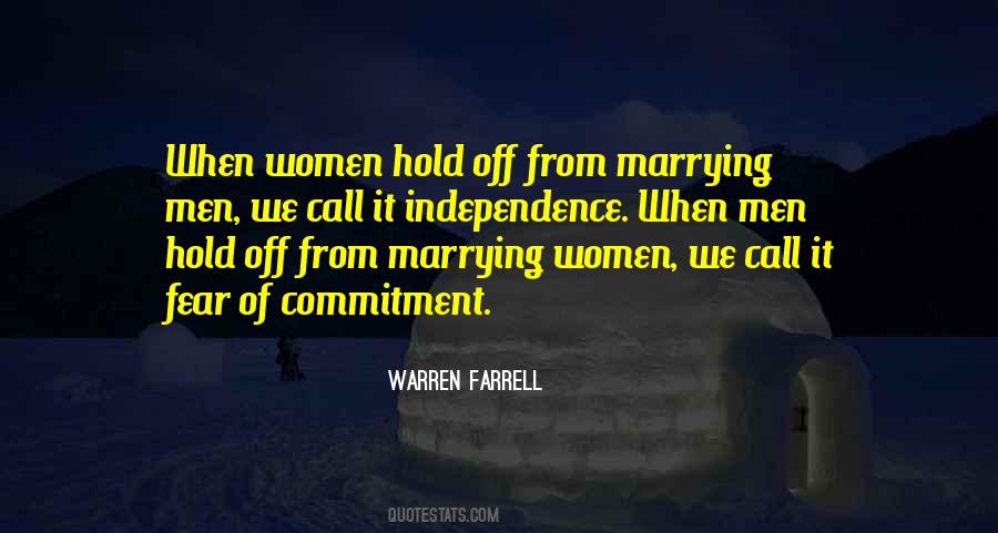 Commitment Fear Quotes #1077200