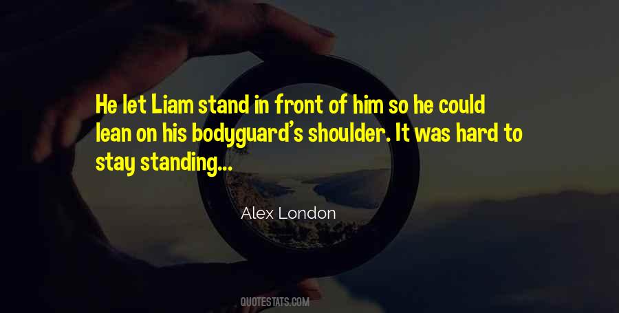 Standing Shoulder To Shoulder Quotes #822631