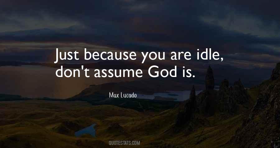 Don't Just Assume Quotes #1859372