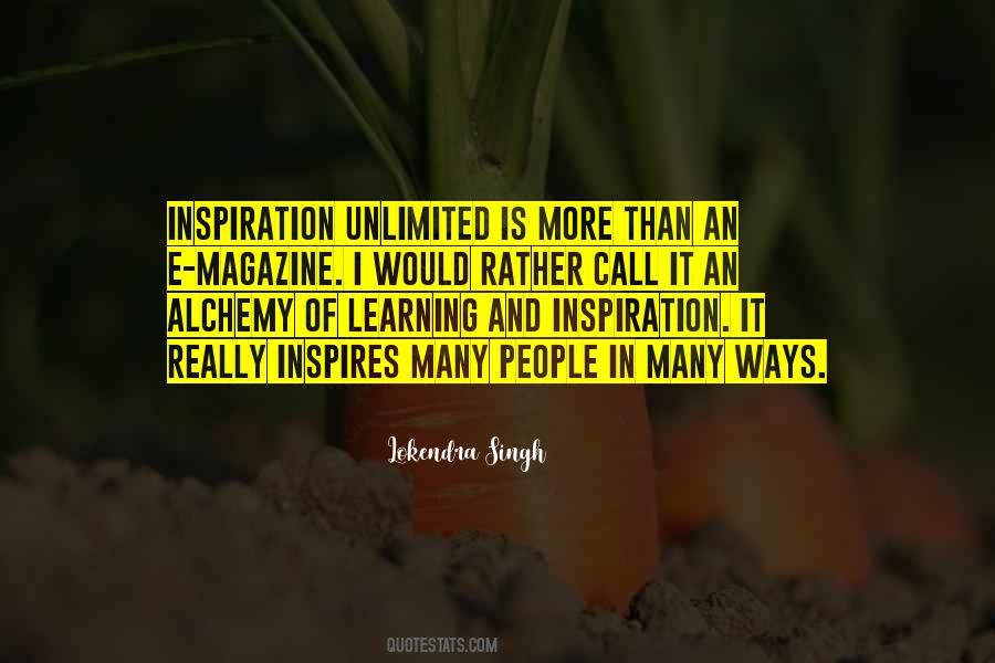 Quotes About Inspires #1237608