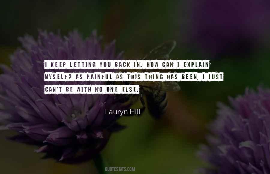 How Can I Explain Myself Quotes #1134525