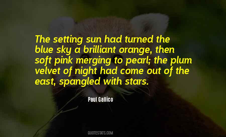 Orange Sky At Night Quotes #737869