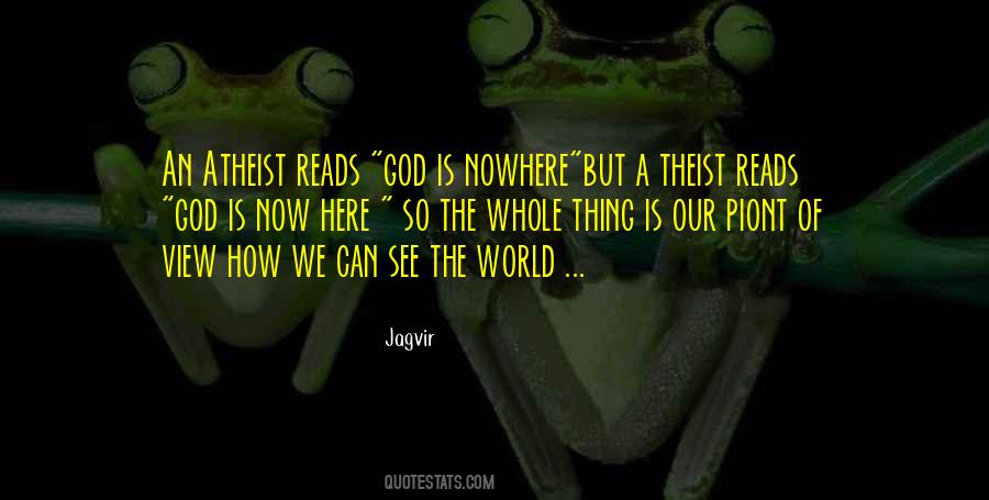 God Is Nowhere Quotes #485184