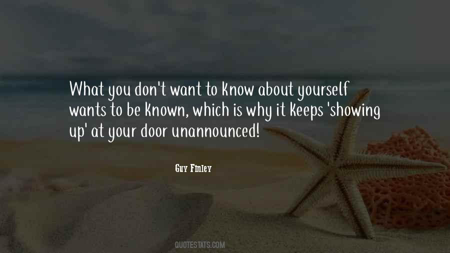 Don't Know What You Want Quotes #76225