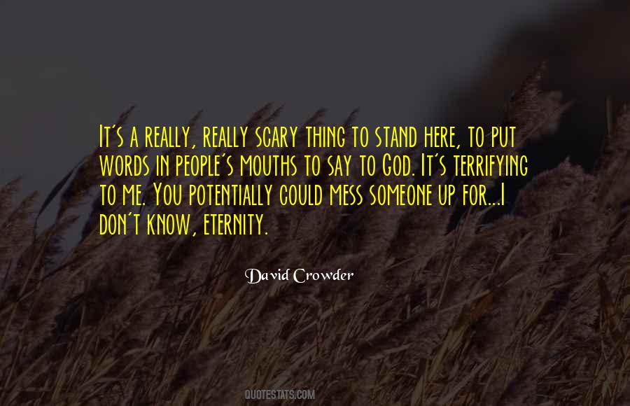 Don't Know Where You Stand Quotes #211526