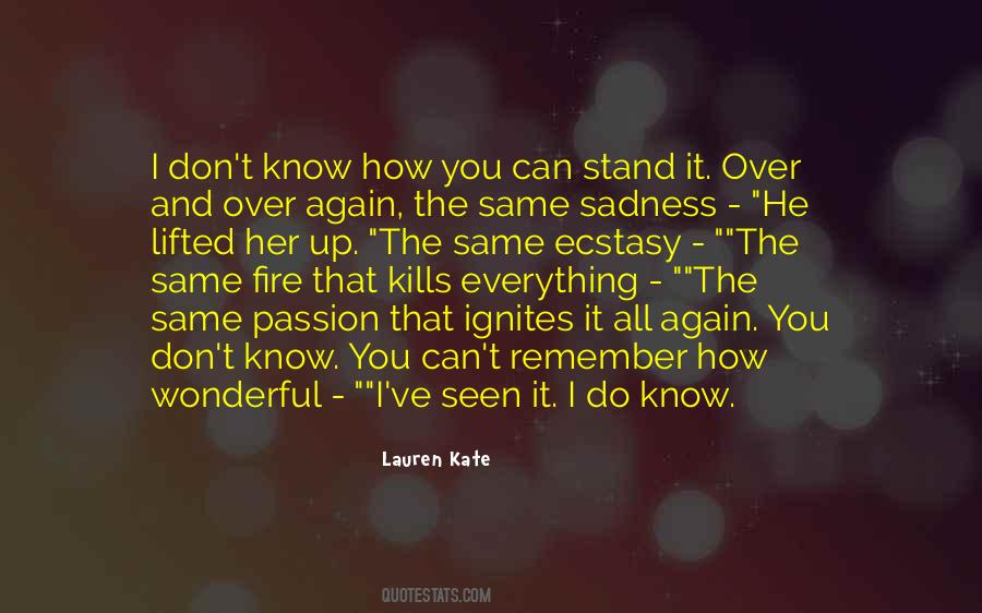 Don't Know Where You Stand Quotes #282518