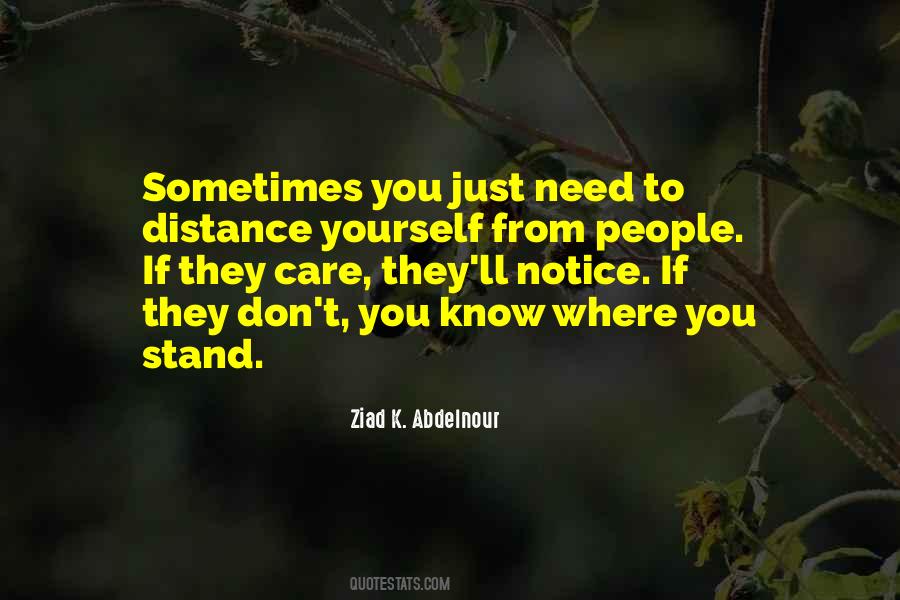 Don't Know Where You Stand Quotes #60894