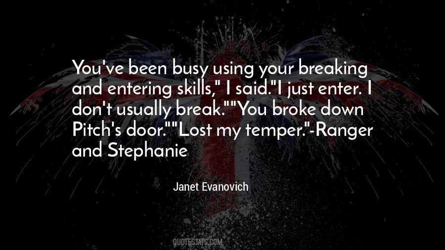 Lost My Temper Quotes #1692401