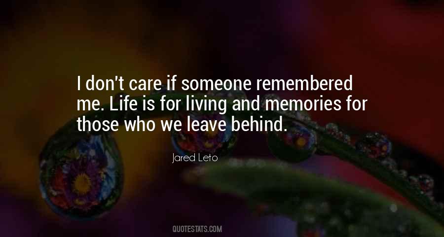 Don't Leave Me Behind Quotes #1359655