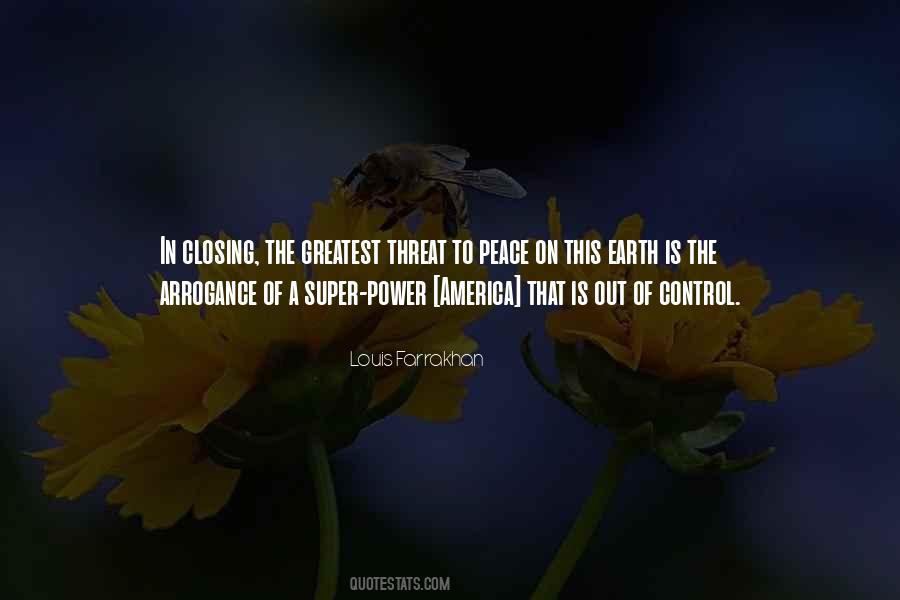 Arrogance Of Power Quotes #1657140