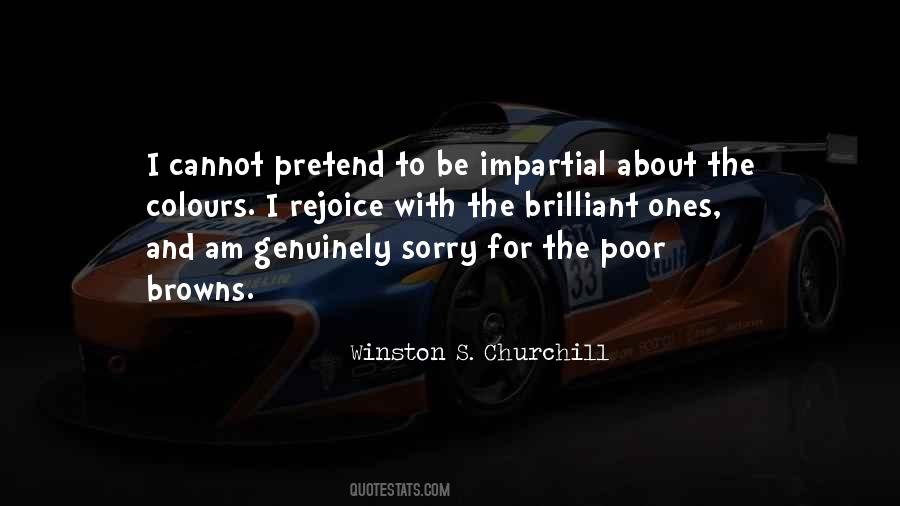 Pretend To Be Poor Quotes #597176