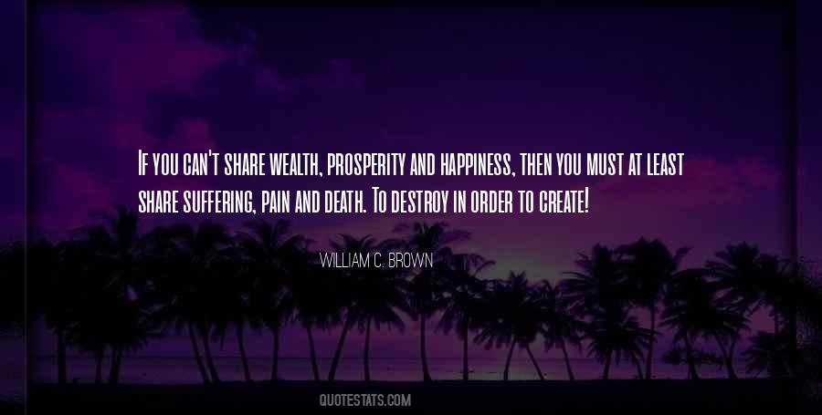 Happiness Wealth Quotes #1200116